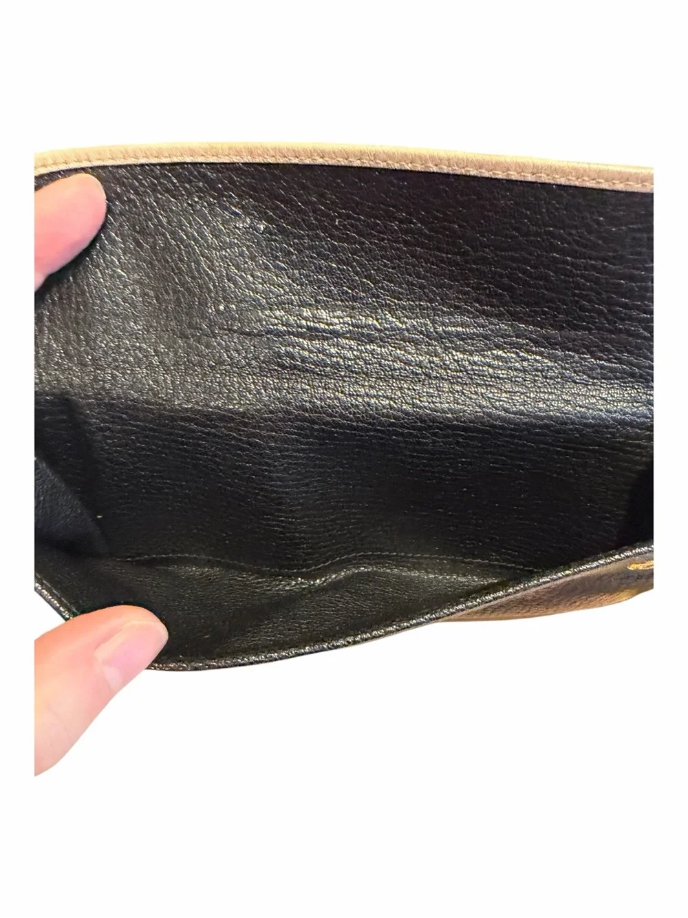 Miu Miu Madras Bicolor Textured Goatskin Wallet
